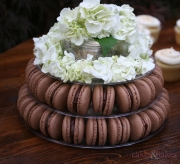 Chocolate-ganache-macarons-wedding-desserts-tower