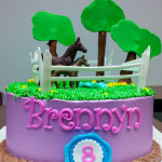Horses birthday cake