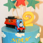 Thomas train birthday cake